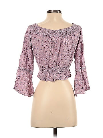 En Creme 3/4 Sleeve Blouse (view 2)
