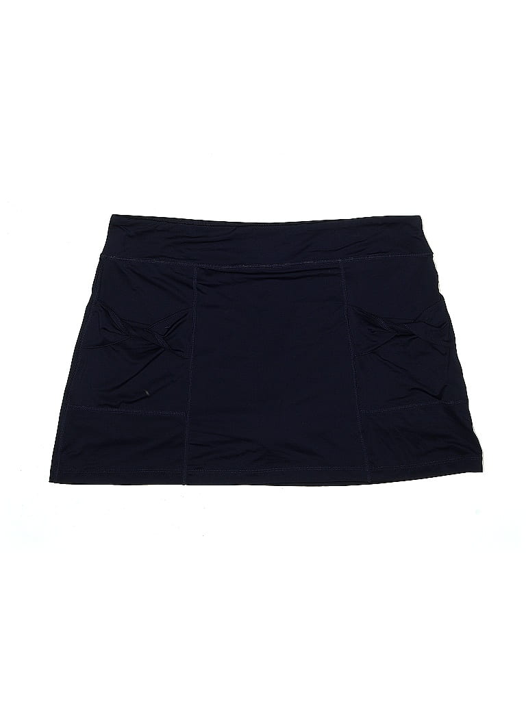 Lillie Green Solid Blue Active Skort Size XL - photo 1