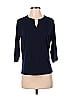 SHEN Blue 3/4 Sleeve Top Size 2 - photo 1