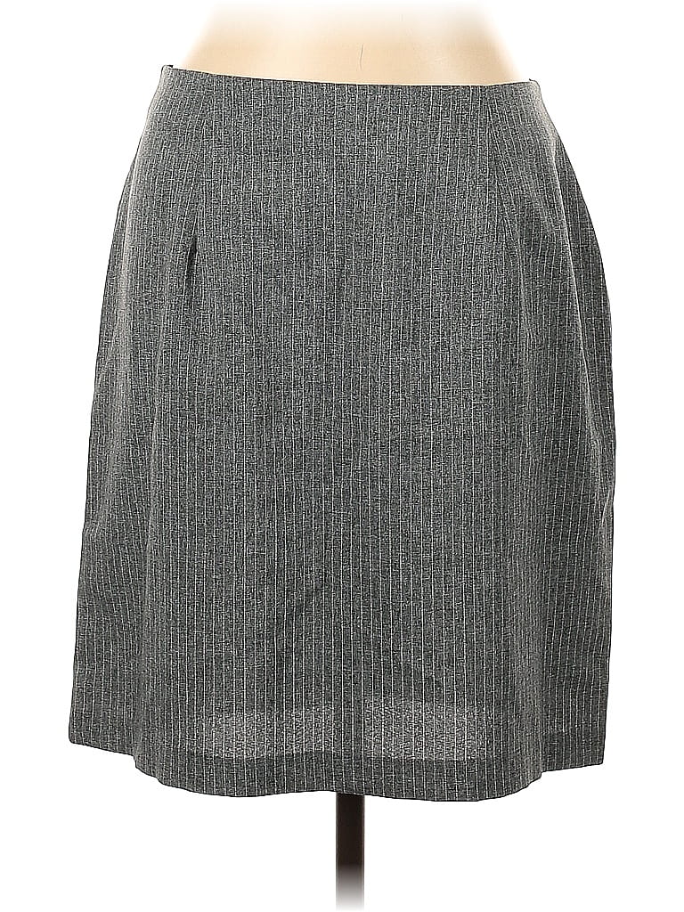 Pre-owned Ab Studio Casual Skirt In Gray
