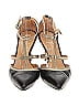 Malia 100% Leather Black Heels Size EU (IT) 41 / US 11 - photo 2