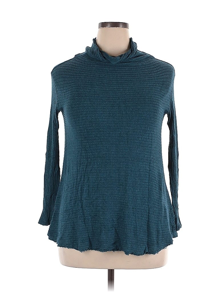 Pre-owned We The Free Turtleneck Sweater In Blue