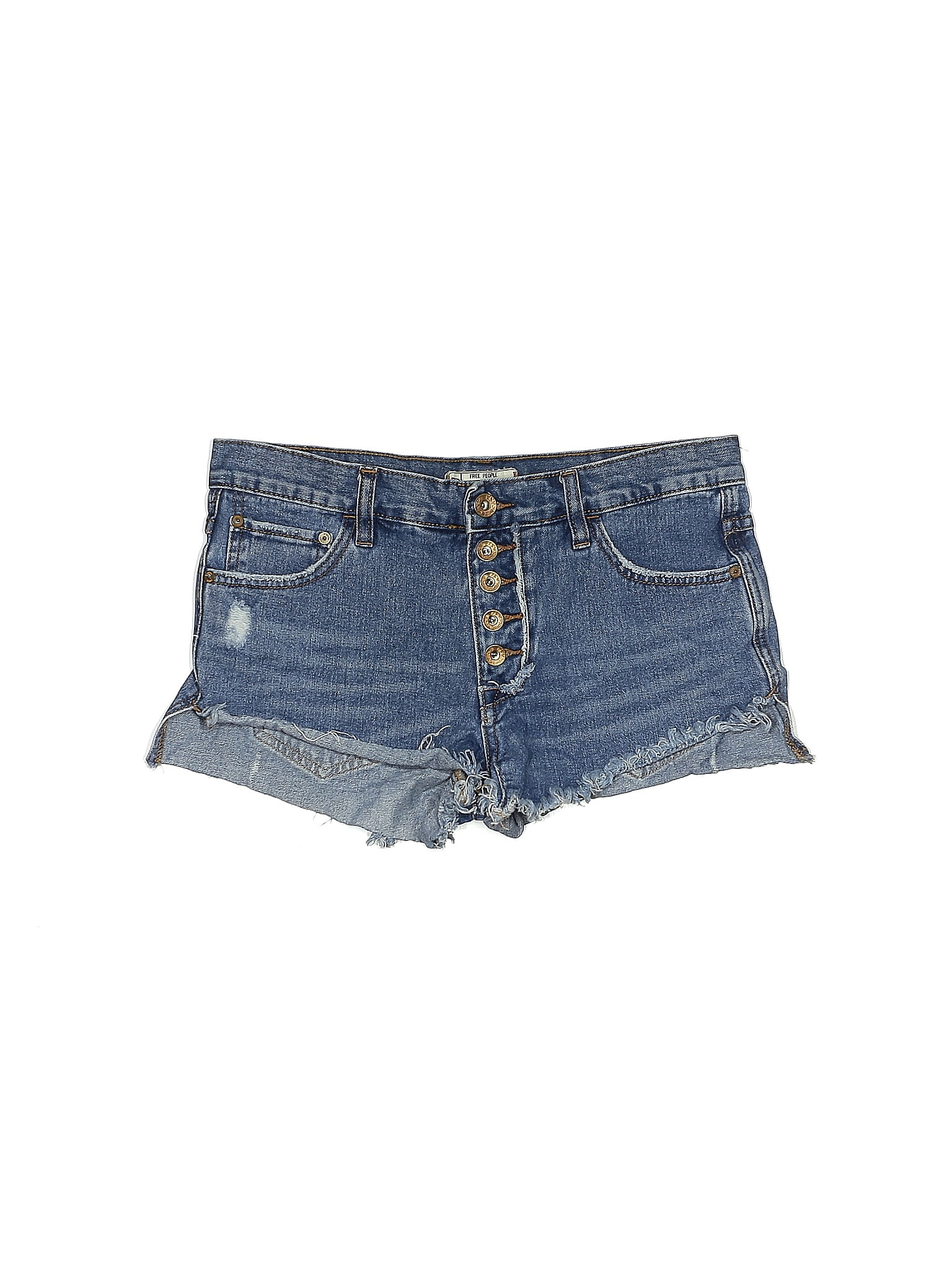 Free people denim shorts online