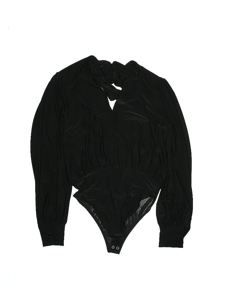 Pre-owned Forever 21 Contemporary Bodysuit In Black