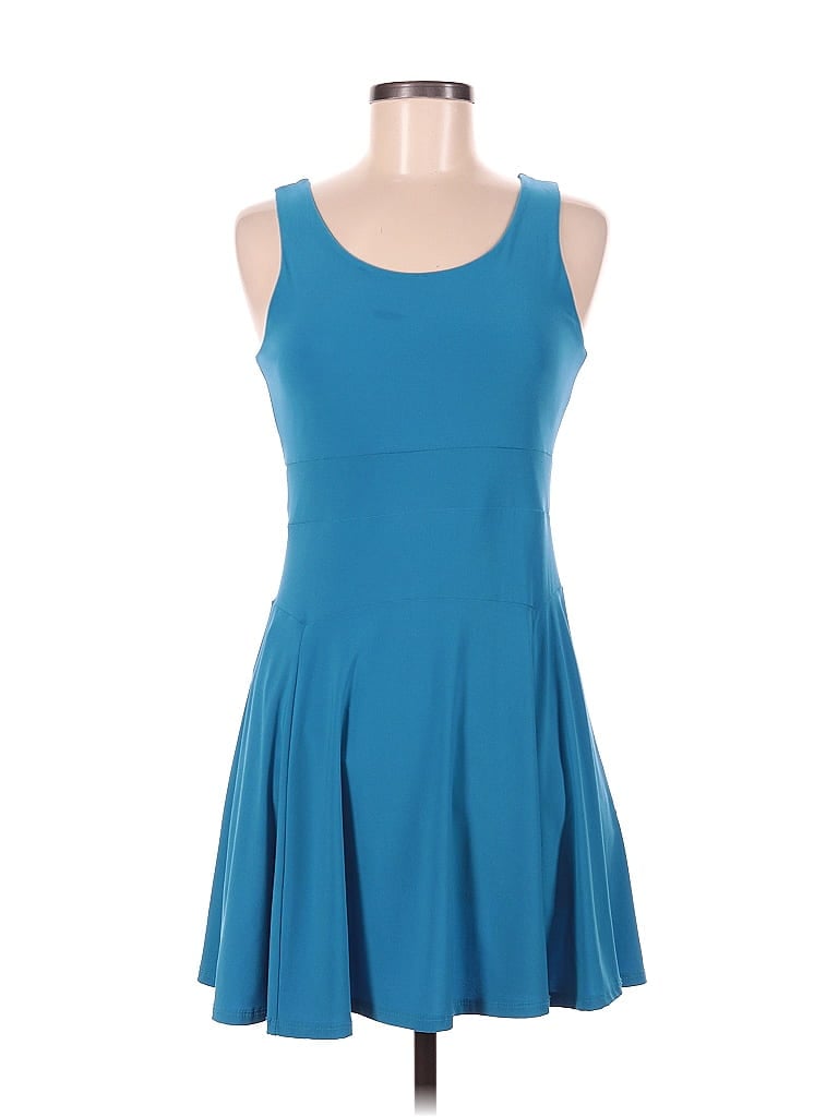 Pre-owned Un Deux Trois Cocktail Dress In Blue