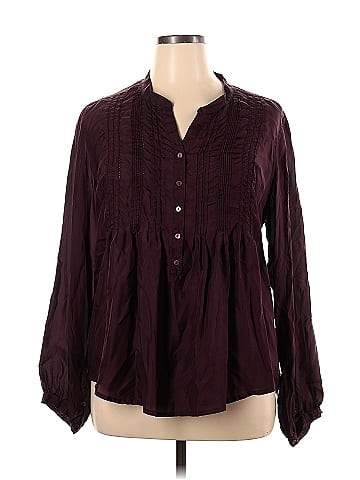 Johnny Was Long Sleeve Silk Top (view 1)