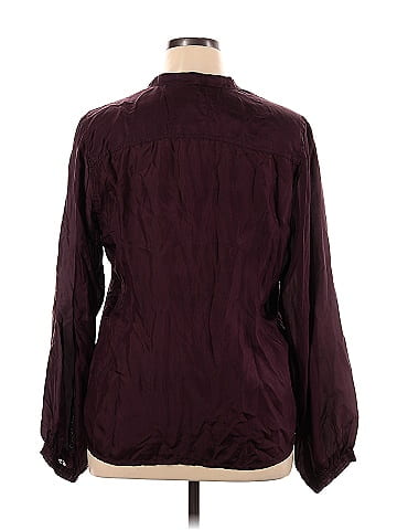 Johnny Was Long Sleeve Silk Top (view 2)
