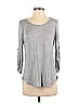 Peach Love Cream California 100% Polyester Gray 3/4 Sleeve T-Shirt Size S - photo 1