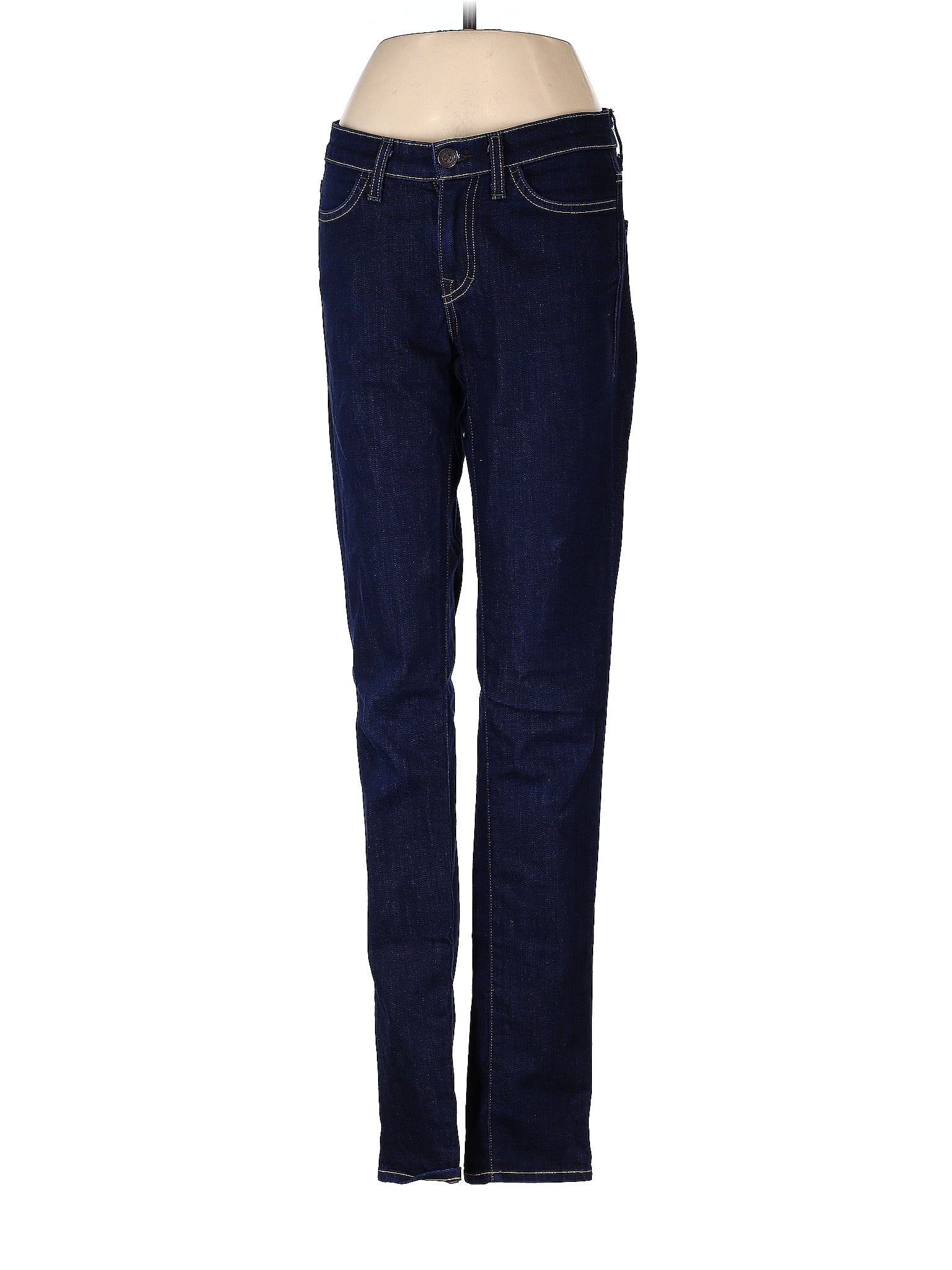 Imogene and Willie 100% Cotton Solid Blue Jeans Size 24 waist