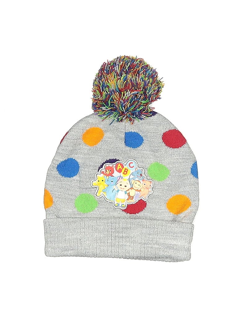 Pre-owned Cocomelon Kids' Beanie Hat In Gray