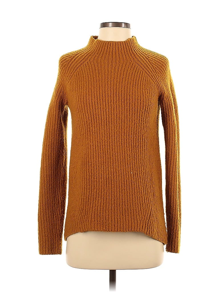 Click to view more detailed imagery on our partner's website Pre-owned Madewell Turtleneck Sweater In Gold