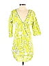 Krista Lee 100% Cotton Yellow Casual Dress Size XS - photo 1