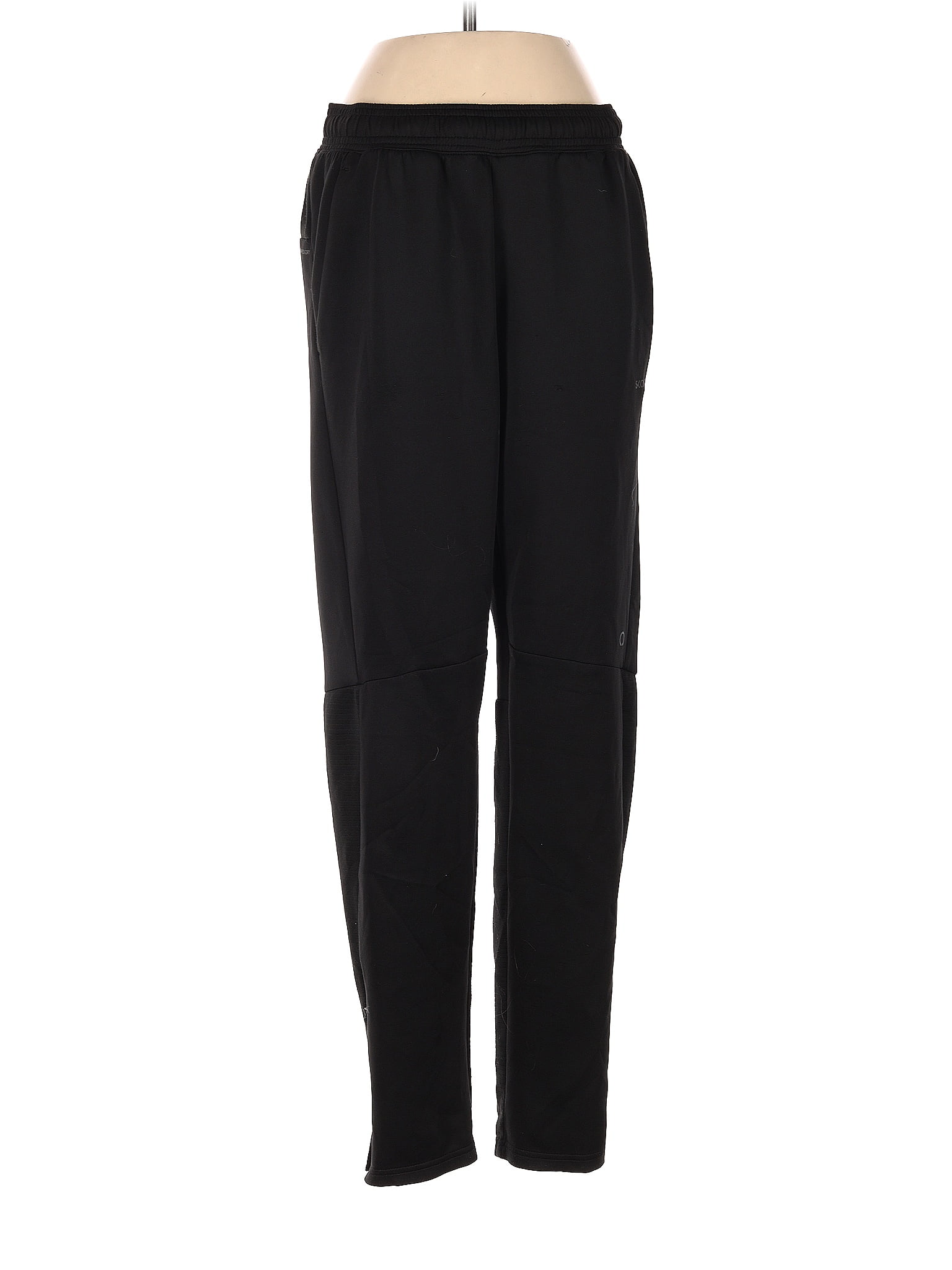 Skora Solid Black Casual Pants Size S