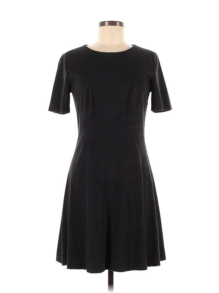 CeCe Solid Black Casual Dress Size 8 91 off ThredUp