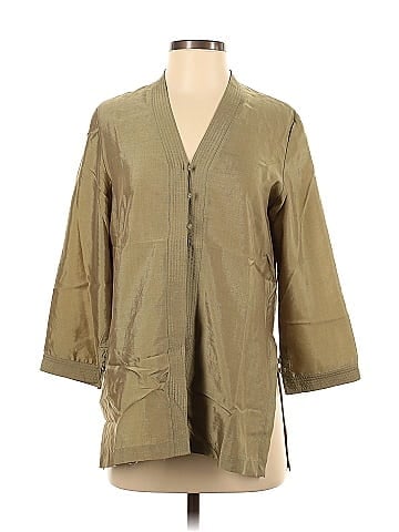 British India Classics 3/4 Sleeve Button-Down Shirt (view 1)