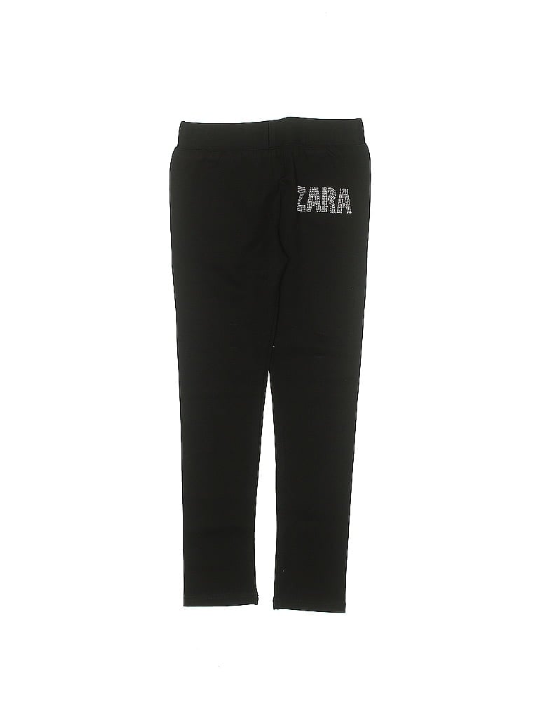 Pre-owned Zara Kids' Leggings In Black