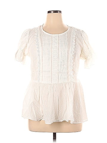 City Chic Short Sleeve Blouse (view 1)