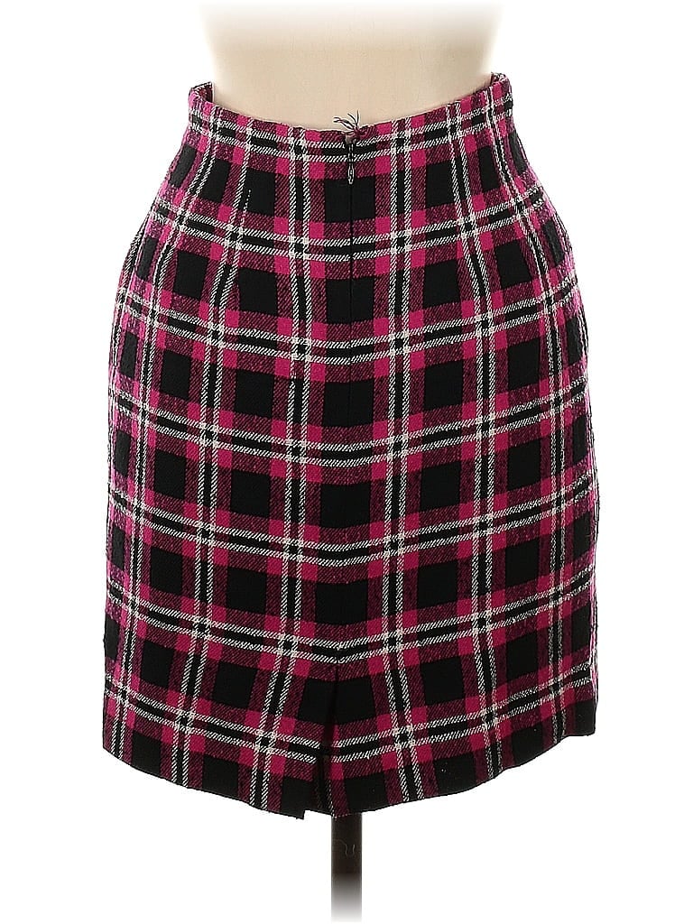 Pre-owned Ann Taylor Casual Skirt In Burgundy