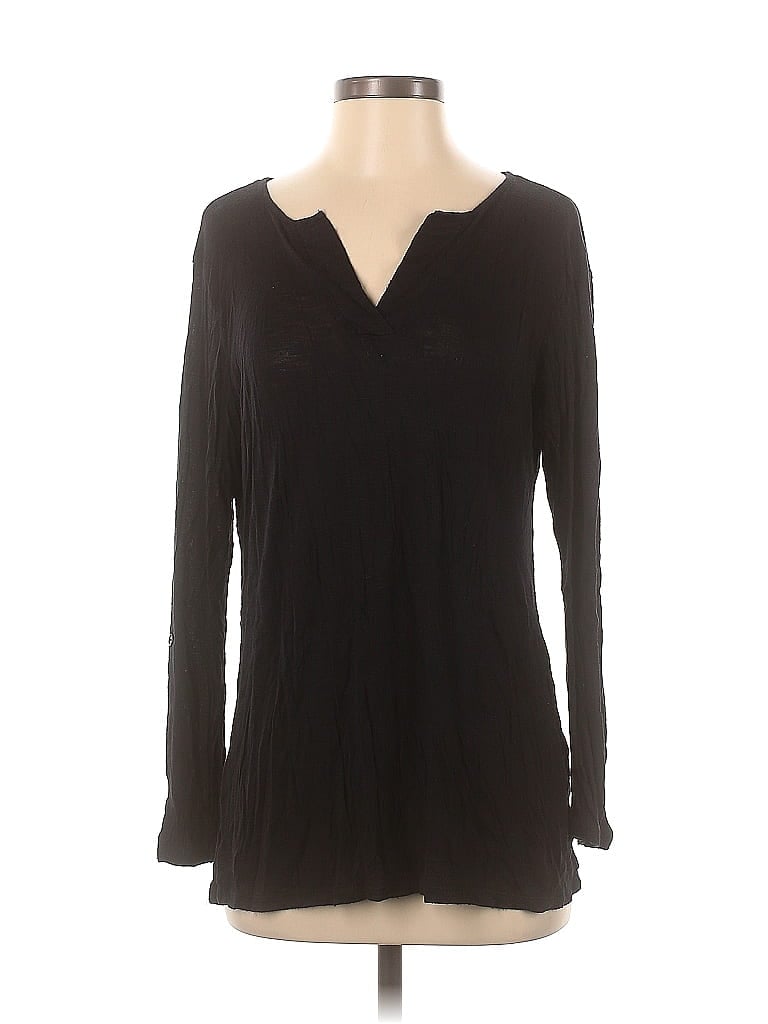 Nicole Lee Black Long Sleeve T-Shirt Size S - photo 1