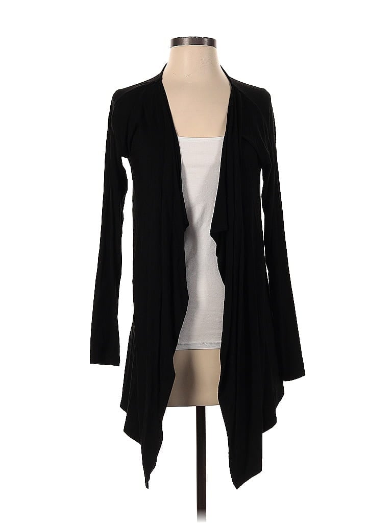 Pre-owned Vince Camuto Cardigan Sweater In Black