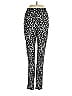 T by Talbots Animal Print Floral Hearts Graphic Black Casual Pants Size XS - photo 1