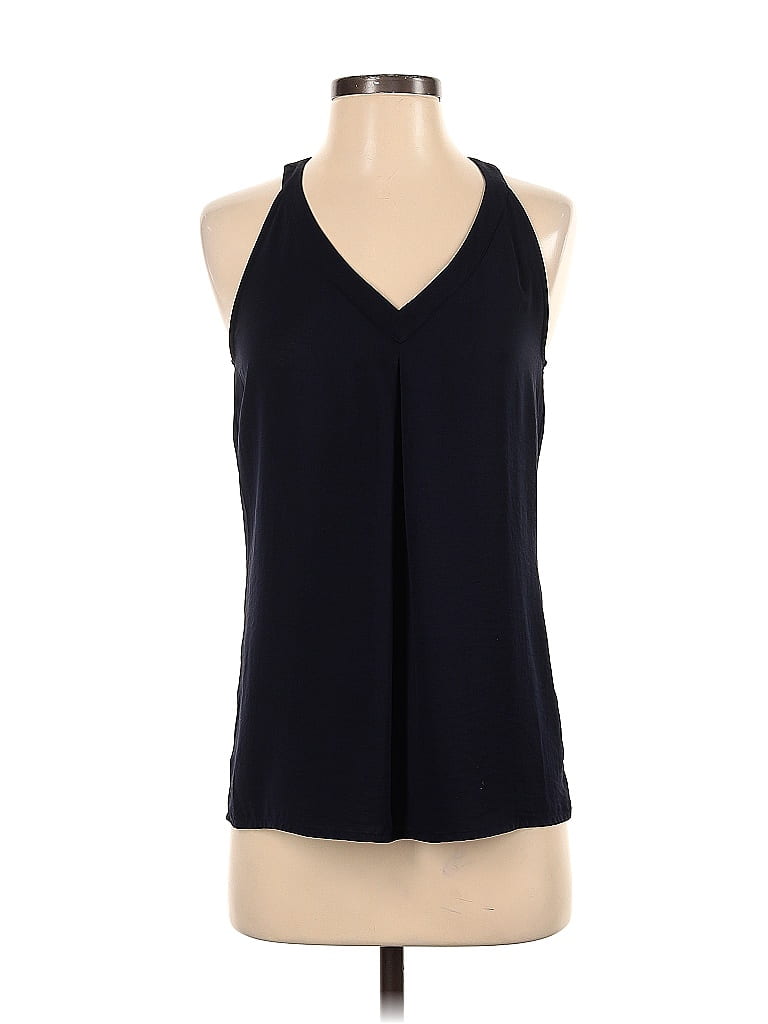 Pre-owned Banana Republic Sleeveless Blouse In Blue