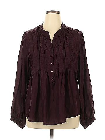 Johnny Was Long Sleeve Silk Top (view 1)