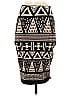 LA Banga USA Graphic Argyle Chevron-herringbone Black Casual Skirt Size S - photo 2