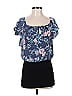 Pencey Blue Short Sleeve Blouse Size S (estimated) - photo 1