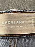 Everlane Tweed Chevron-herringbone Polka Dots Solid Blue Jeans Size 24 waist - photo 3