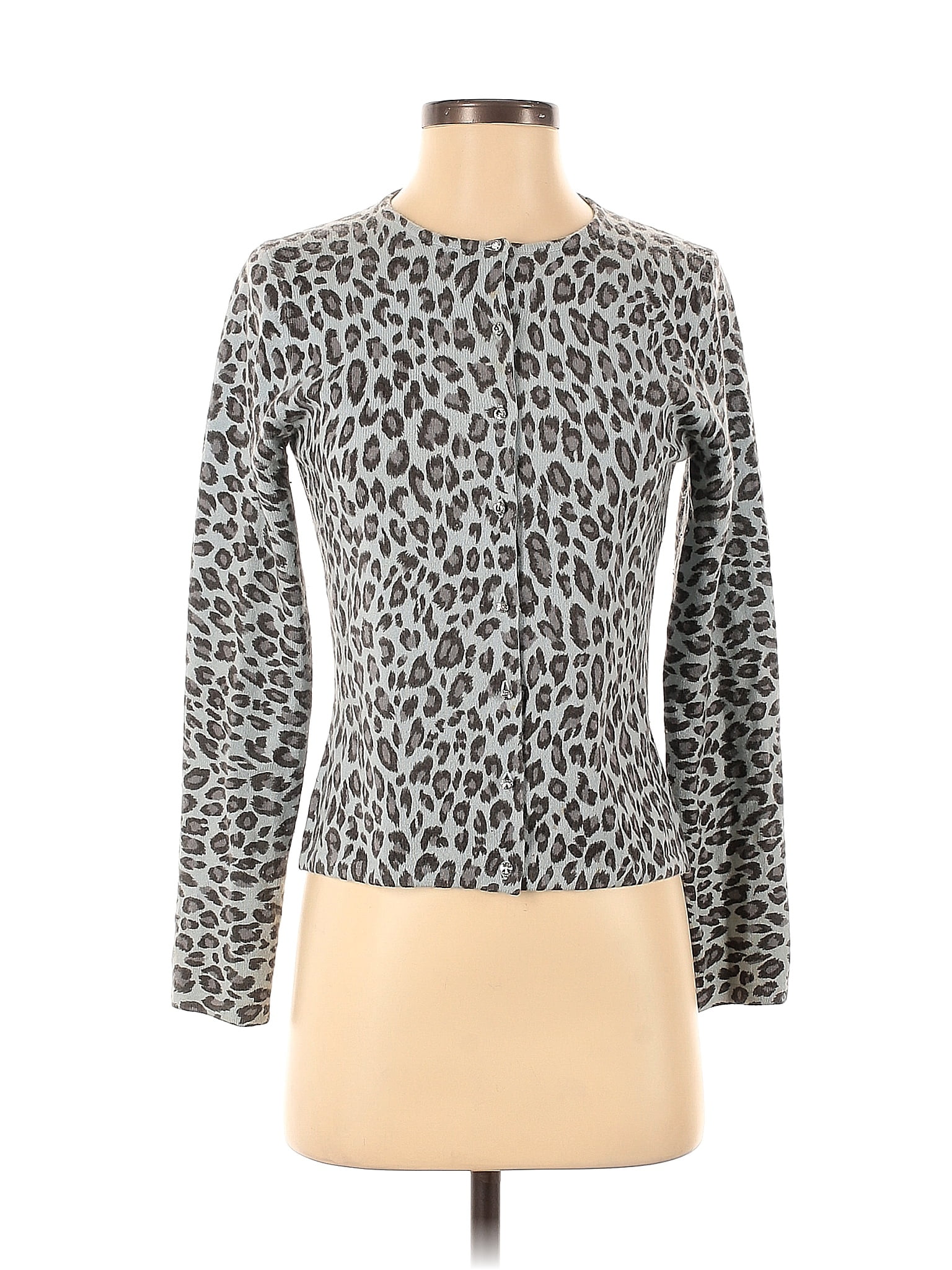 Lord and taylor leopard cardigan best sale