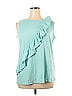 DG^2 by Diane Gilman Teal Sleeveless Blouse Size XL - photo 1