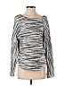 Bella Luxx Metallic Silver Pullover Sweater Size XS - photo 1