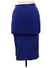 Assorted Brands Solid Blue Casual Skirt Size M - photo 1