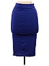 Assorted Brands Solid Blue Casual Skirt Size M - photo 2