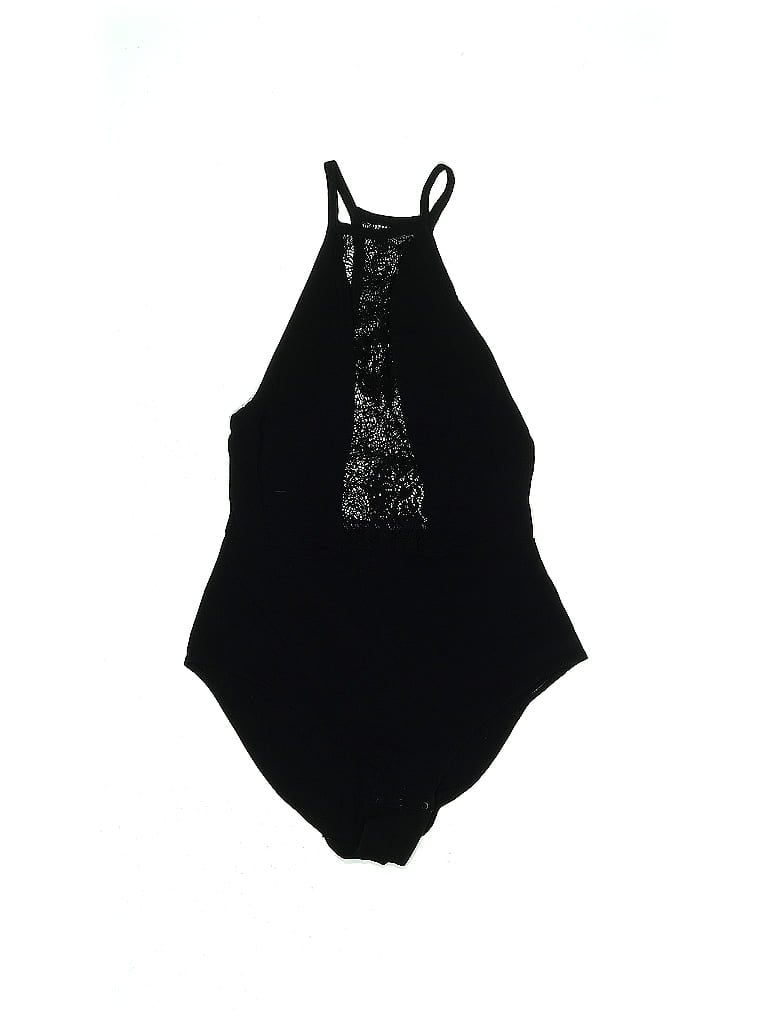 Pre-owned Out From Under Bodysuit In Black