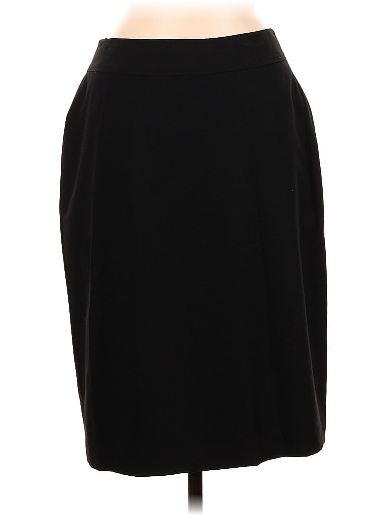 Georgiou Studio Solid Black Formal Skirt Size 8 - photo 1