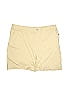 DG^2 by Diane Gilman Solid Yellow Shorts Size 1X (petite) - photo 1