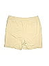 DG^2 by Diane Gilman Solid Yellow Shorts Size 1X (petite) - photo 2