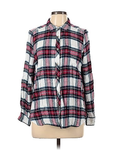 MELLODAY Long Sleeve Button-Down Shirt (view 1)