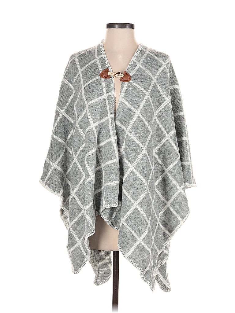 Click to view more detailed imagery on our partner's website Pre-owned Eyeful Poncho In Gray
