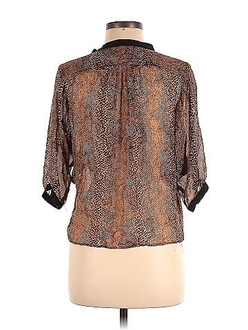 Aaron Ashe 3/4 Sleeve Silk Top (view 2)