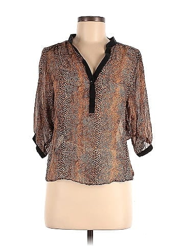 Aaron Ashe 3/4 Sleeve Silk Top (view 1)