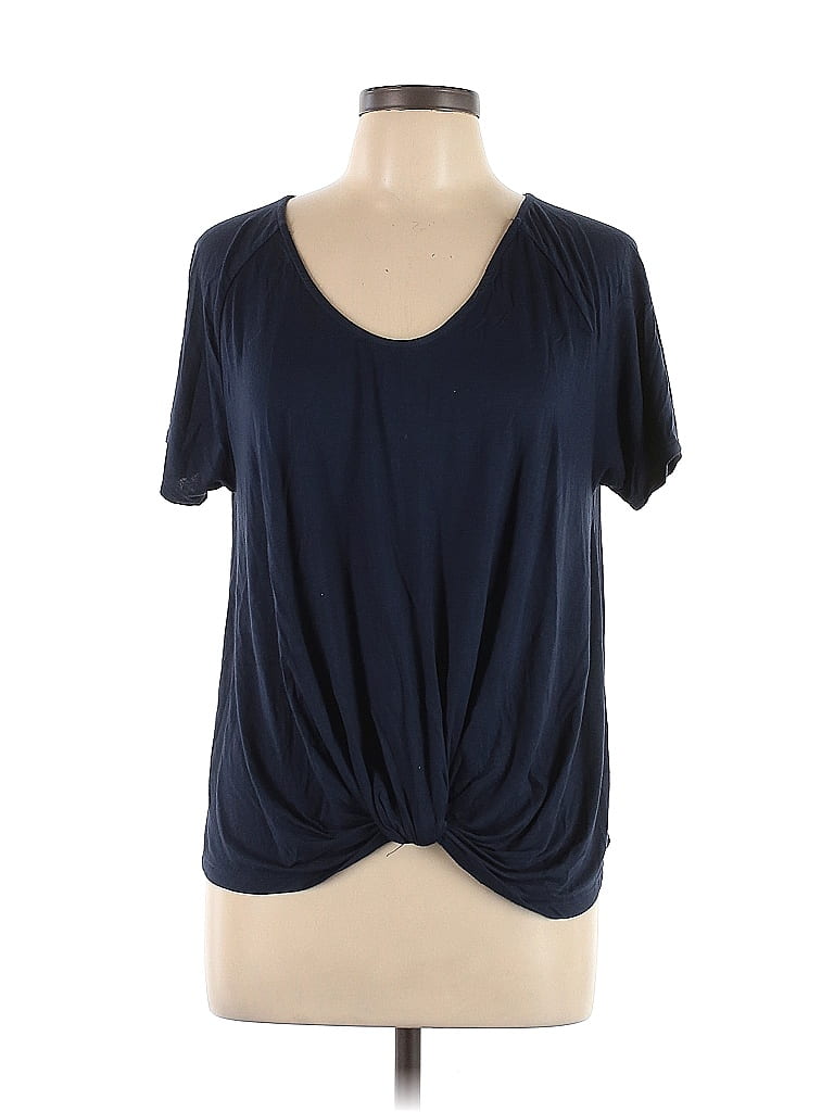 Pret-a-PorTEE Blue Short Sleeve T-Shirt Size L - photo 1