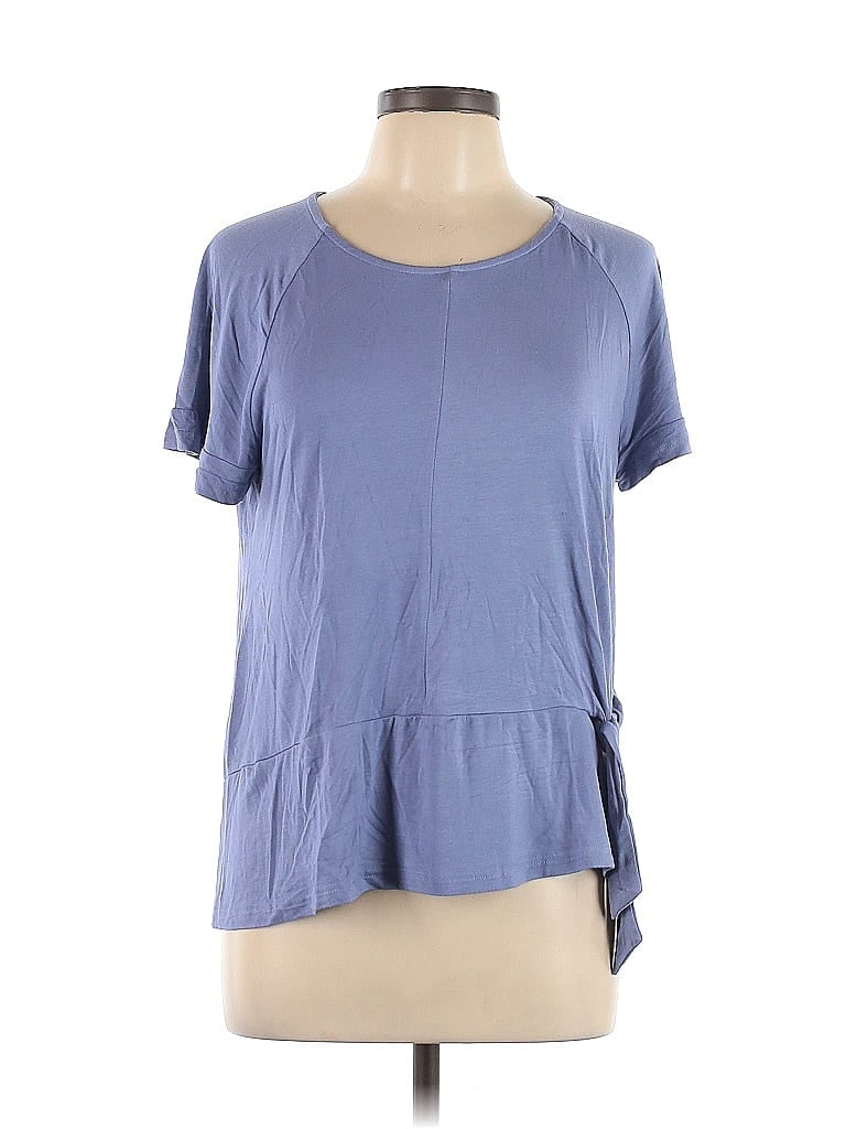 Pret-a-PorTEE Blue Short Sleeve T-Shirt Size L - photo 1