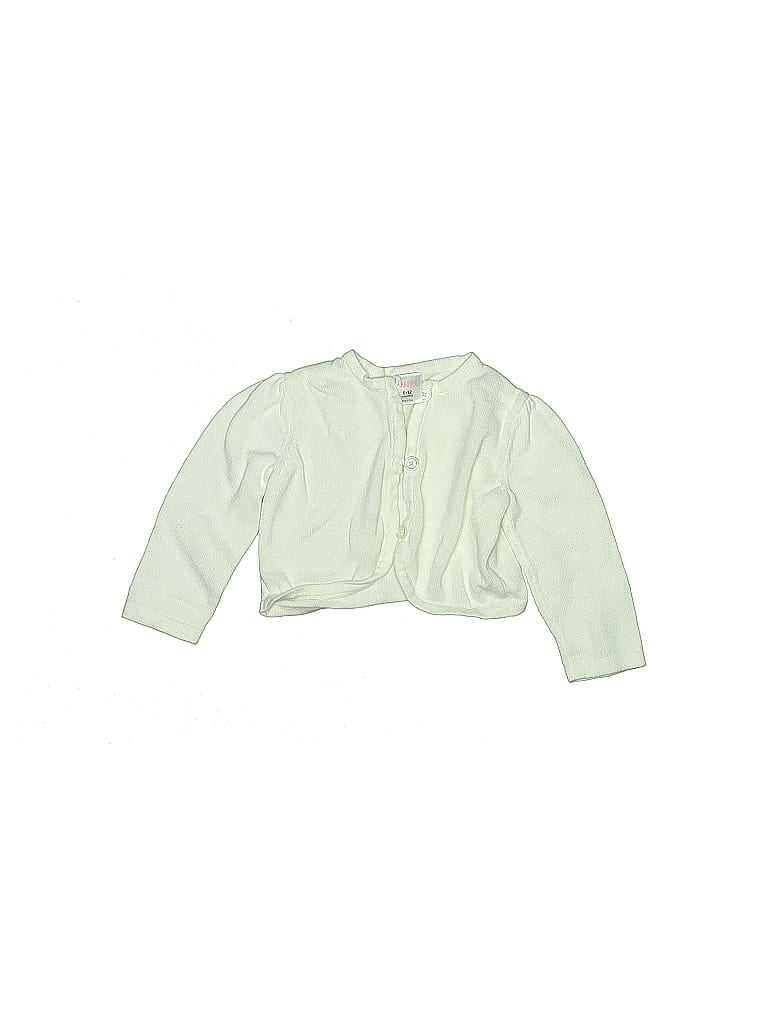 Pre-owned Gymboree Babies' Cardigan Sweater In White
