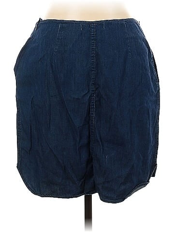 Reed Denim Skirt (view 2)