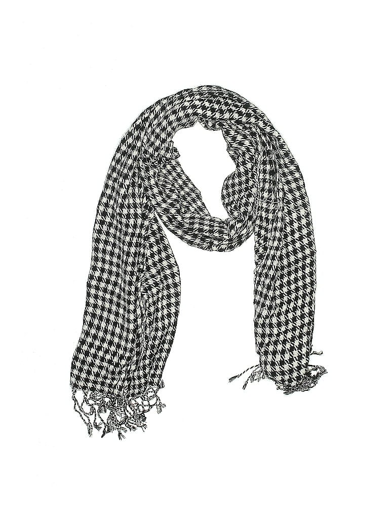 Pre-owned Assorted Brands Scarf In Black
