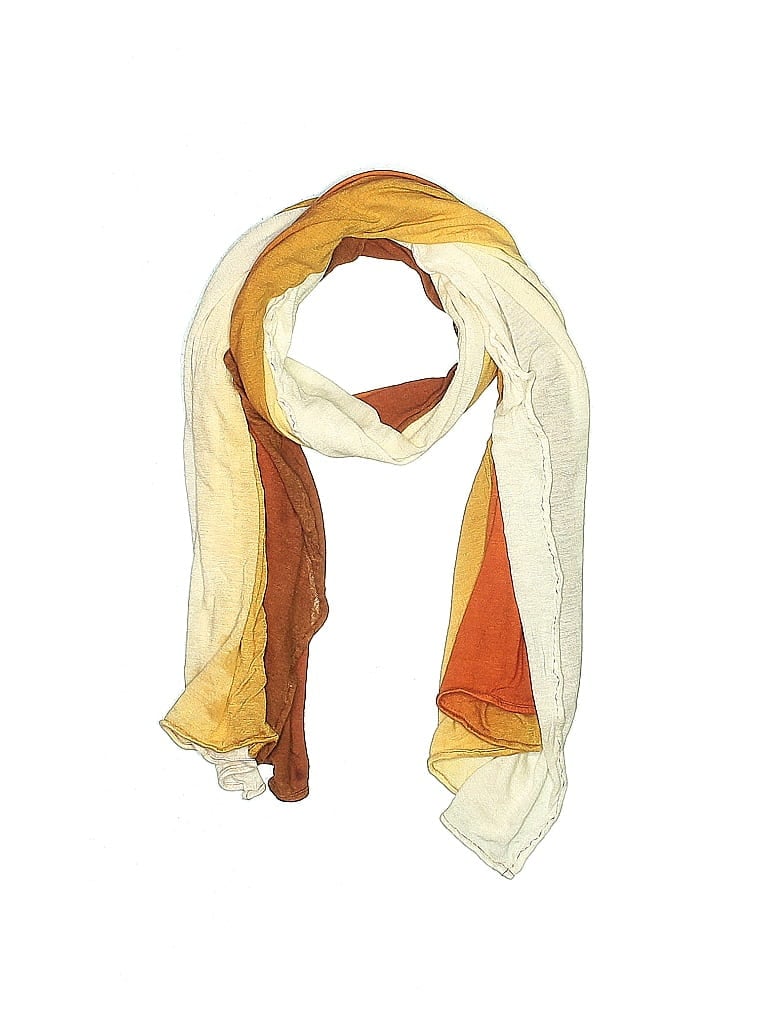 Pre-owned Assorted Brands Scarf In Orange