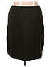 K.C. Spencer Solid Black Casual Skirt Size 18 - photo 1